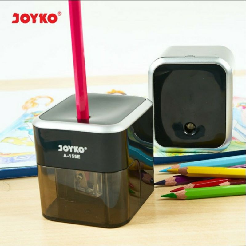 

JOYKO A155E ELECTRIC SHARPENER SERUTAN RAUTAN PENSIL OTOMATIS