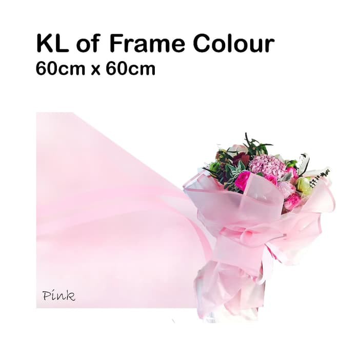 

KLOF FRAME COLOUR 20lembar cellophane wrapping bunga murah