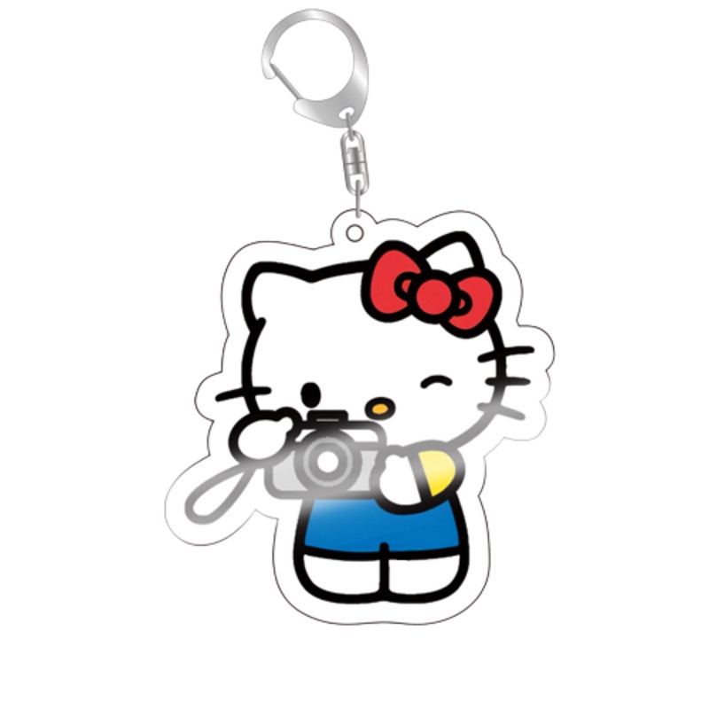 Sanrio Kawaii Kuromi Melody Hello Kitty Keychain Pendant Keyring Sweet Cute Girls Pendant Accessories Hello Kitty Pendant Models Toy