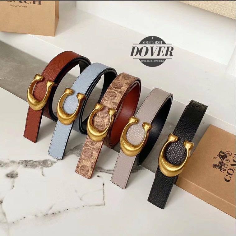 Coach Women's Belt with C Sculpted - ORIGINAL 100%