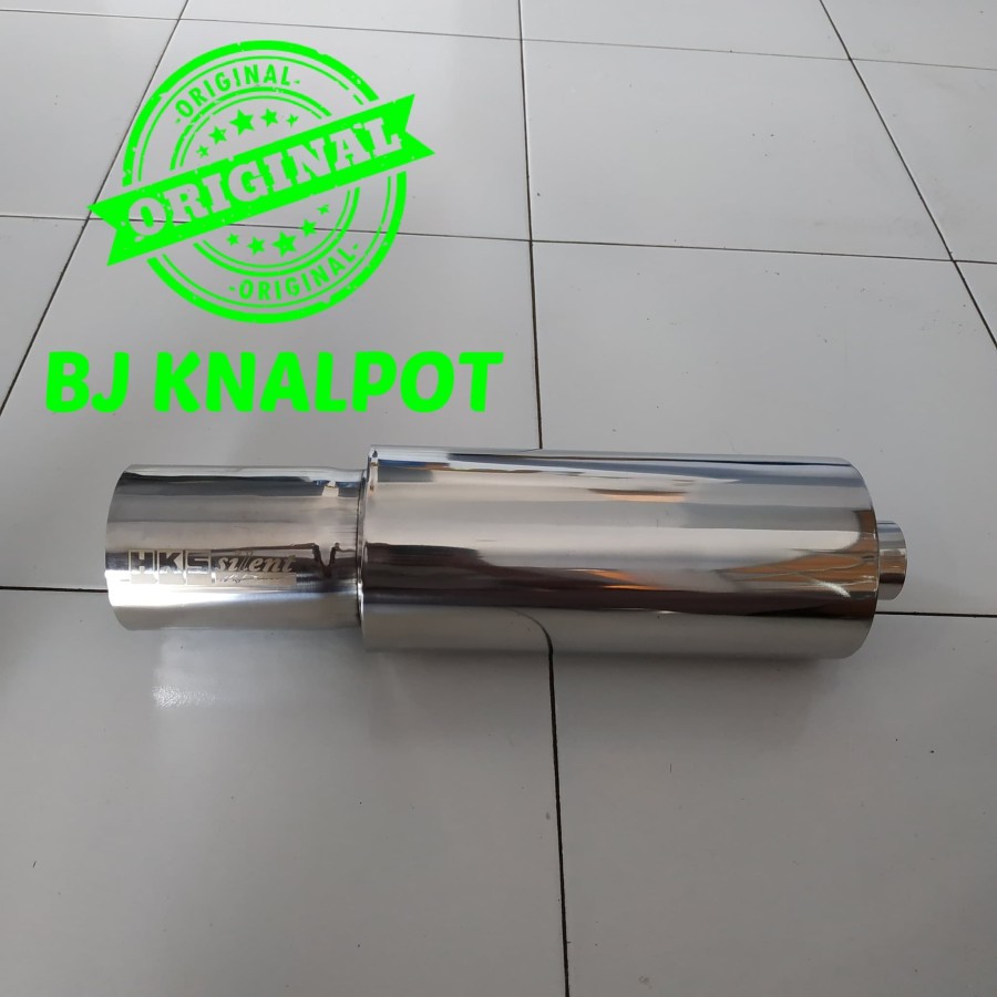 Knalpot Racing Mobil HKS Panjang Stenlist