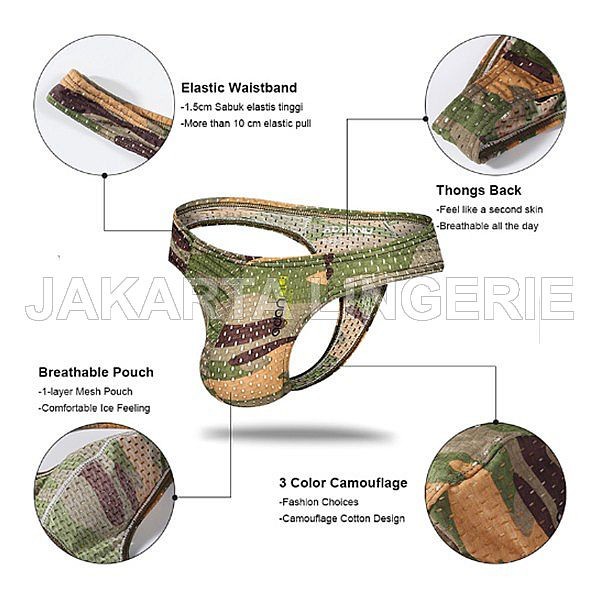 Jakarta Lingerie Jlg156 Great Army - Gstring Cd Khusus Pria Sexy Macho #98