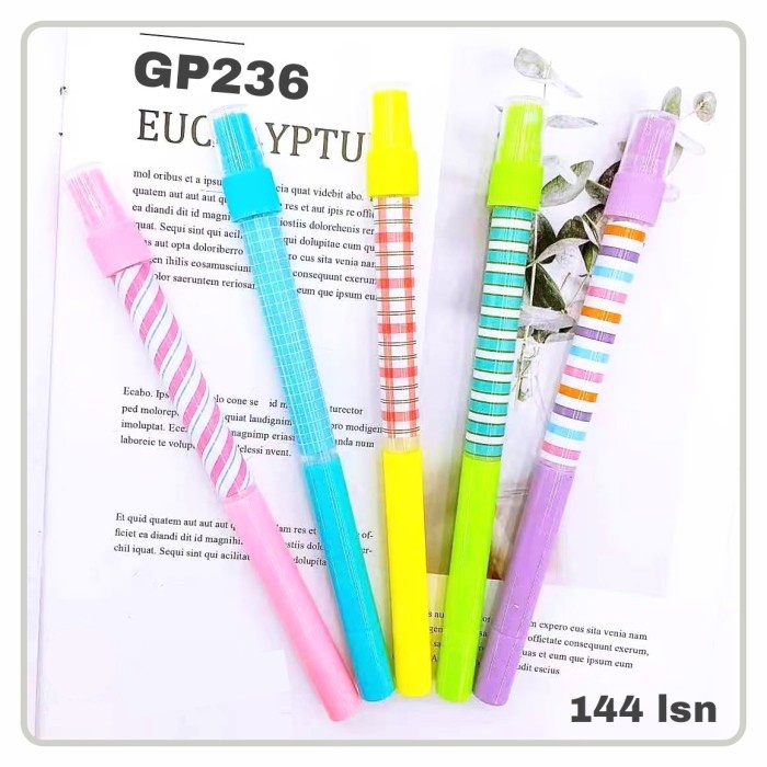 

Cuci Gudang Sos Balpen Gel Fancy Semprotan/Spray / Pen / Pulpen (12 Pcs) Diskon