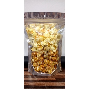

Jumbo Mushroom Premium Popcorn "Nya-Nya" Mix Salted Butter & Caramel