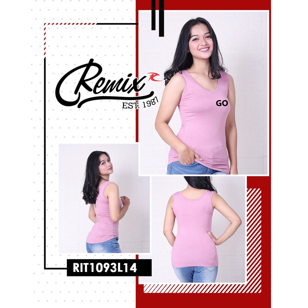 gof REMIX By (CARDINAL) TANGTOP LADIES Pakaian Dalam Singlet Wanita Underwear Tangtop Wanita Original