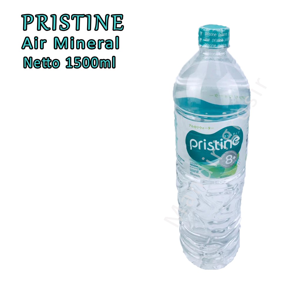 Pristine * Air Minum * Air Mineral pH 8+ * 1,5liter