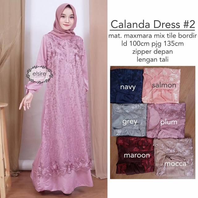 CALANDA DRESS #2 BY ELSIRE (DRESS BRUKAT)