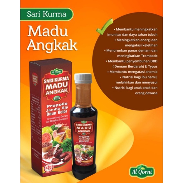 Sari Kurma madu angkak AL QORNI