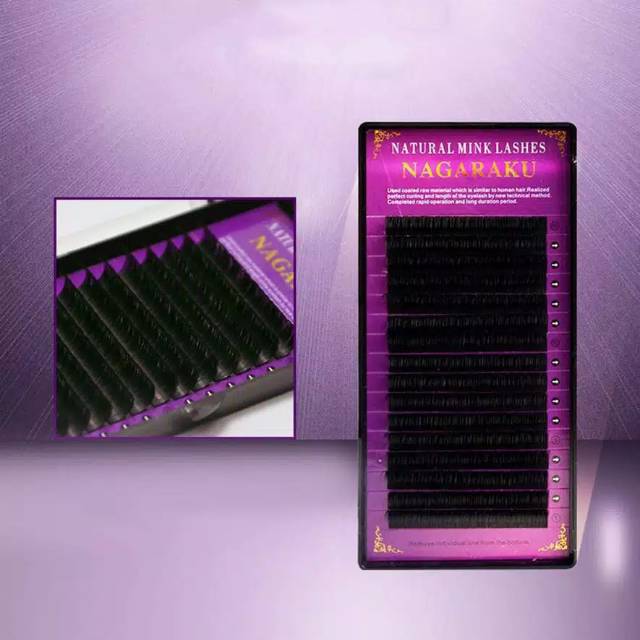 NAGARAKU Eyelash Extension Natural Mink Lashes 0.10C Single Size