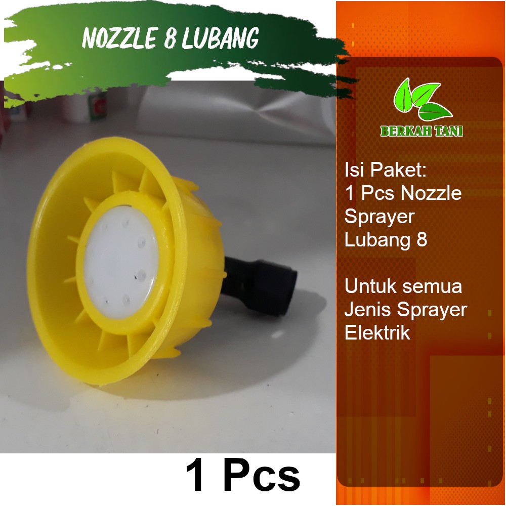 Nozzle Nosel Sprayer Lubang 8 Pasti Ngabut