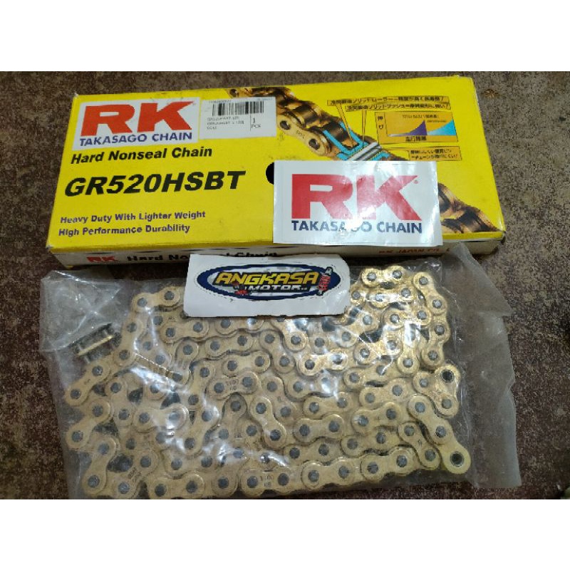 rantai rk takasago racing GR520HSBT rk takasago chain 520hsbt 120L