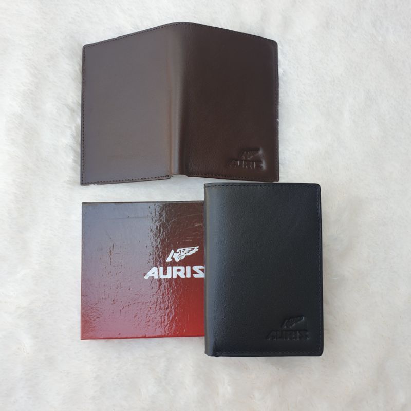 Auris Dompet Kulit Asli Pria Lipat Buku Paspor Cowok Kulit Sapi Asli Auris Original 48026