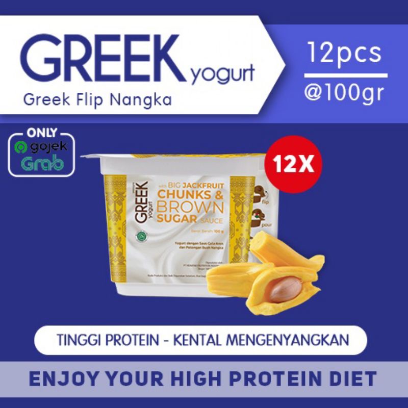 

Yogurt Heavenly Blush Greek Nusantara Nangka dan Gula Aren [100grx12]