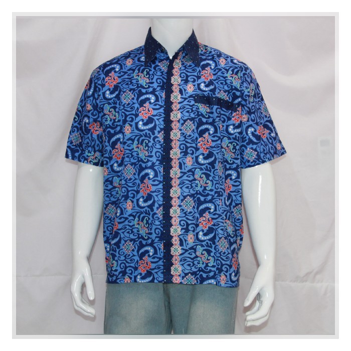 LV KEMEJA BATIK PRIA GOOD QUALITY REAL PICT / Atasan Pakaian Pria