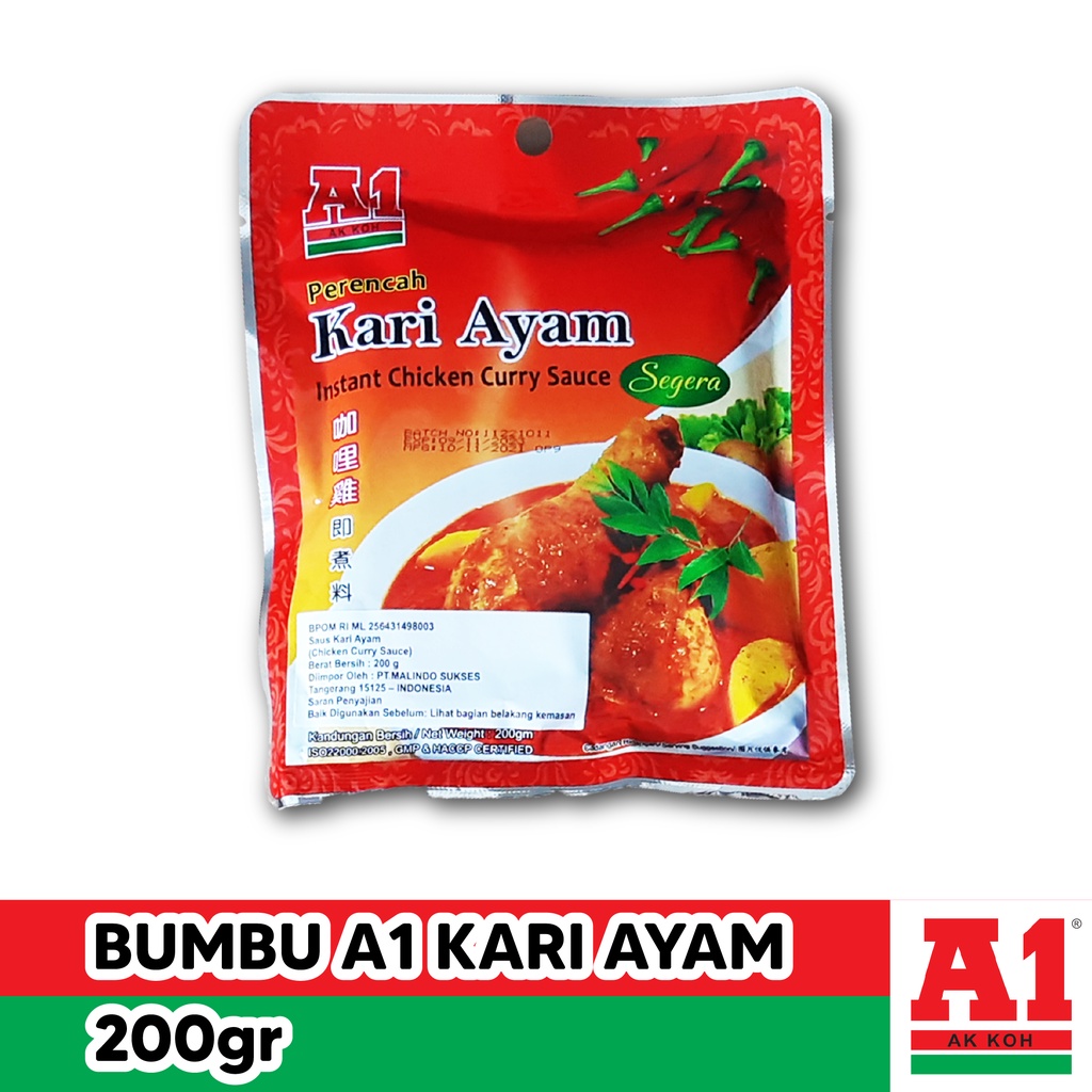 Bumbu A1 - Kari Ayam