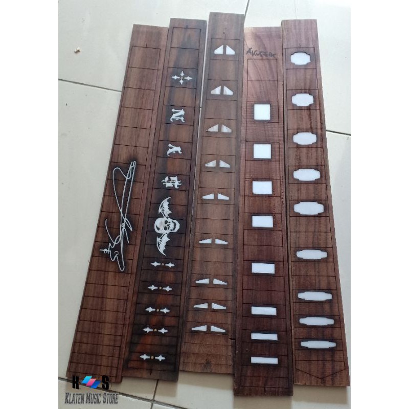 Fretboard/Fingerboard inlay Gitar Elektrik dan Akustik
