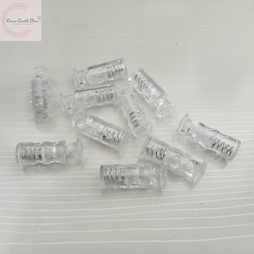 Stopper / Stopper Botol Bening / Stopper Tali / Stopper Strap Masker Bening