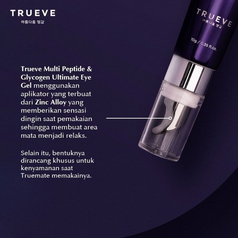 TRUEVE Multi Peptide &amp; Glycogen Ultimate Eye gel Serum Mata 10gr