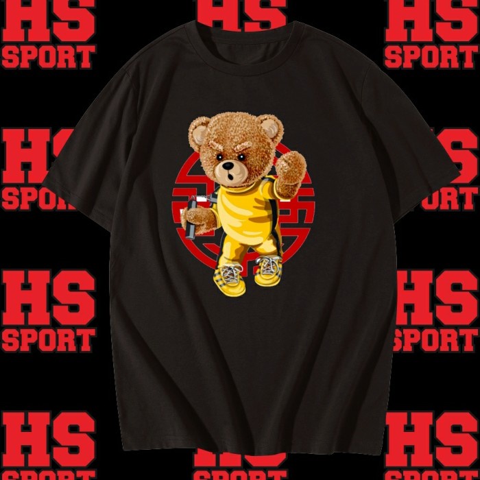 KAOS BEAR - BAJU BERUANG - TSHIRT BEAR - BAJU BEAR IMLEK BRUCE LEE