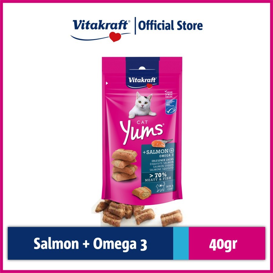 Vitakraft Crispy Crunch Duck Aronia Cat Superfood Snack Makanan Kucing