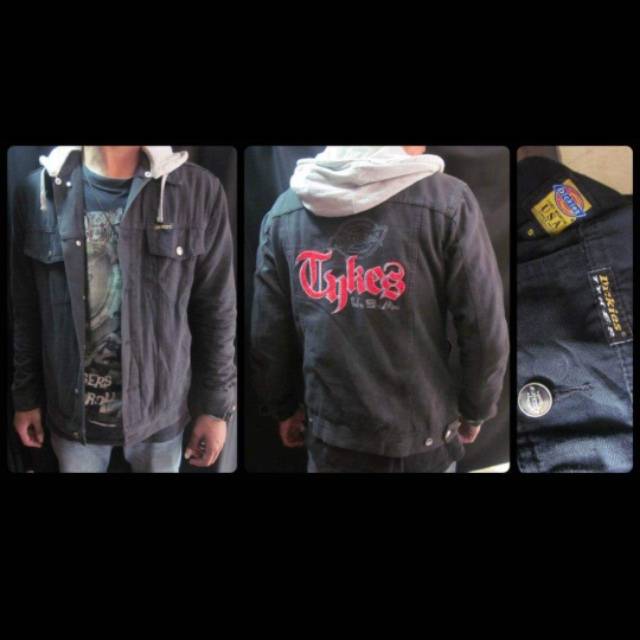 JAKET JEANS DICKIES HOODDIE ORIGINAL