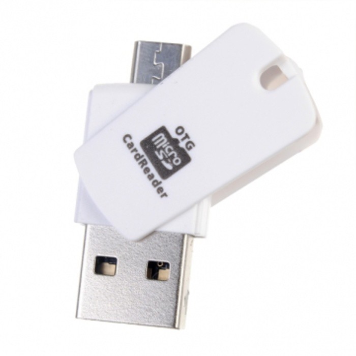 OTG Smart Card Reader Connection Kit USB micro sd Flash disk microsd