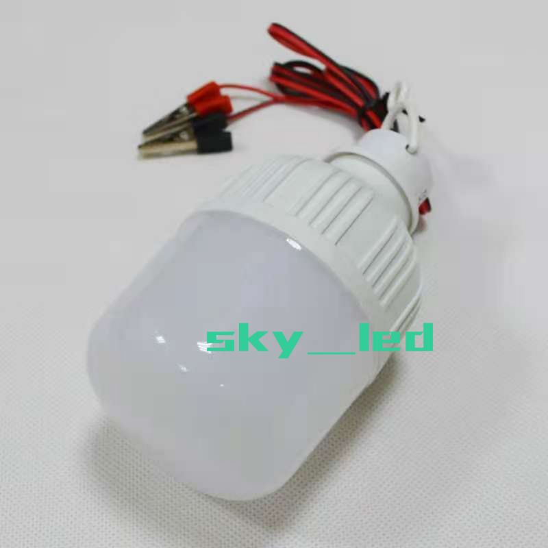 Lampu LED DC 12 Volt Cahaya Putih/lampu jepitan