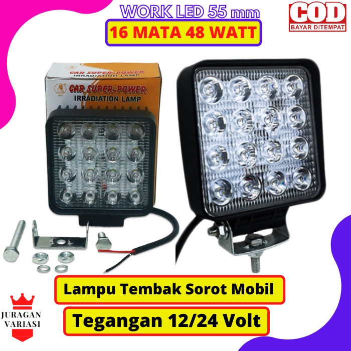 Lampu Variasi Sorot Tembak Kabut Motor Mobil Truk Truck Hino Fuso Canter Mitsubishi Offroad Touring 