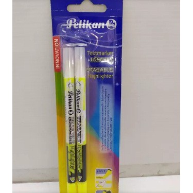 

PELIKAN ERASABLE HIGHLIGTER 456-2-B YELLOW PACK