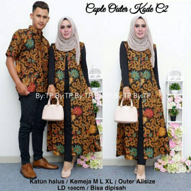 BatikCouple set wanita outer kode c2