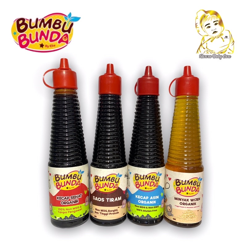 

BUMBU BUNDA Kecap Manis & Asin Saos Tiram Minyak Wijen 150ml