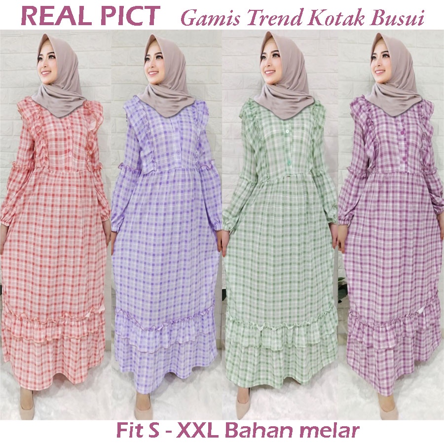 CARLINA GAMIS TREND KOTAK BUSUI KERUT FASHION