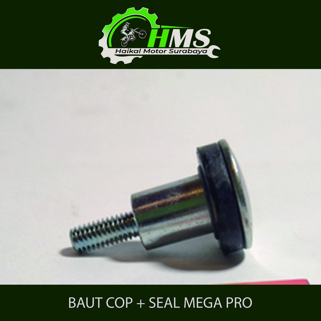 Baut Cop + Seal Megapro Mono / Beat FI - Baud Tutup Silinder Head Kop + Karet Honda Mega Pro