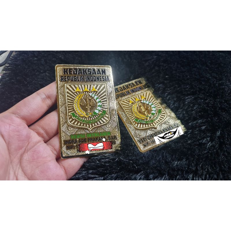 

id card tanda pengenal kejaksaan holder idcard holder nametag