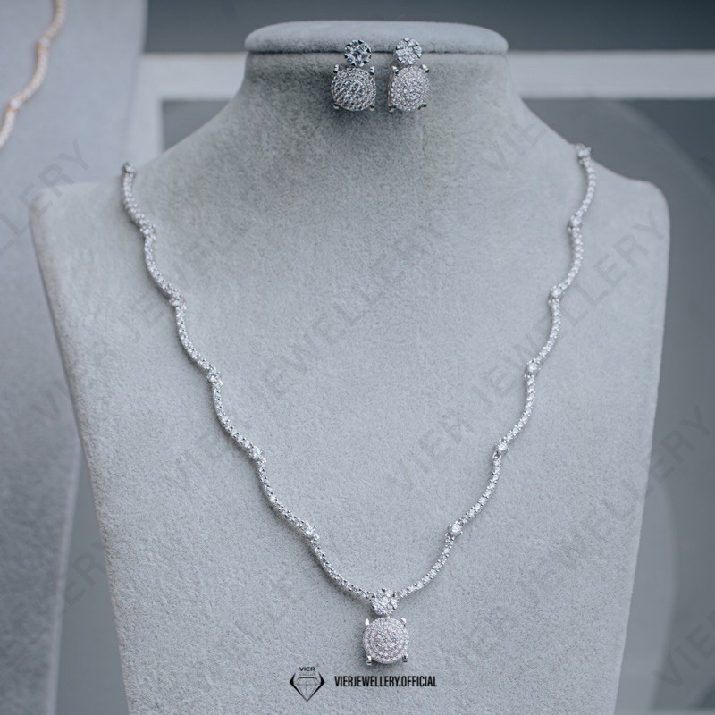 VIER JEWELLERY LUXURY SET 2799 WEDDING JEWELLERY SET / BRIDE JEWELLERY