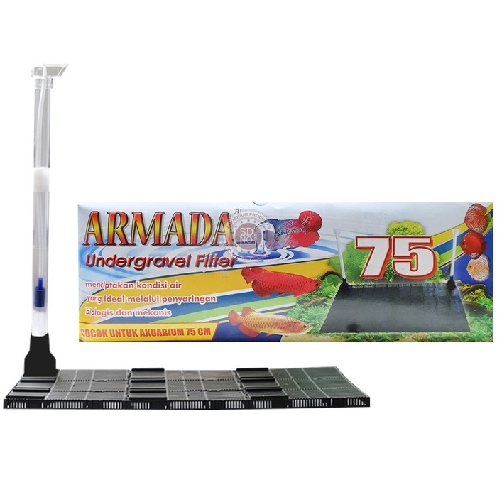 UNDERGRAVEL FILTER AQUASCAPE AQUARIUM ARMADA 75