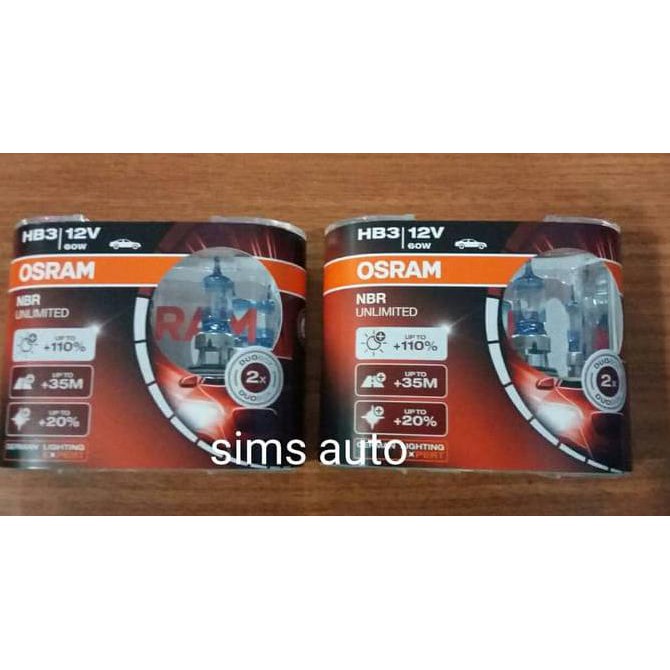 BEST OSRAM HB3 NBR UNLIMITED ( NBU ) 12V 60W , D2M ...