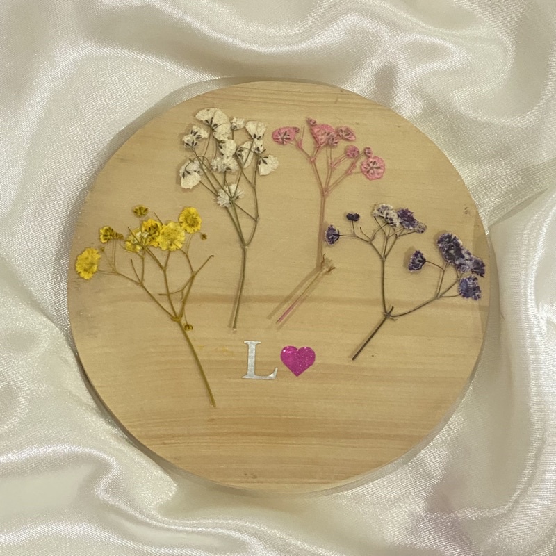 Pressed gypsophila dried flower bunga kering preserved epoxy resin