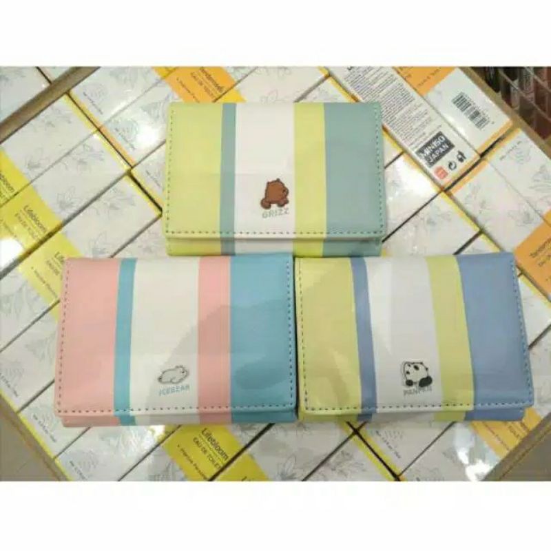 Miniso|Dompet Lipat Webare bear