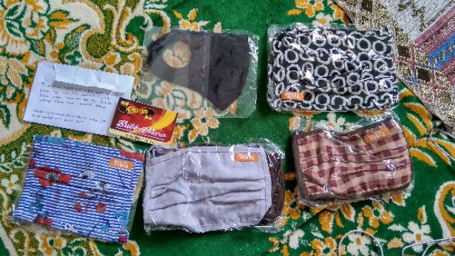 Ready Masker Kain 2 Lapis Seply Dan Nibras • Termurah • Best Seller