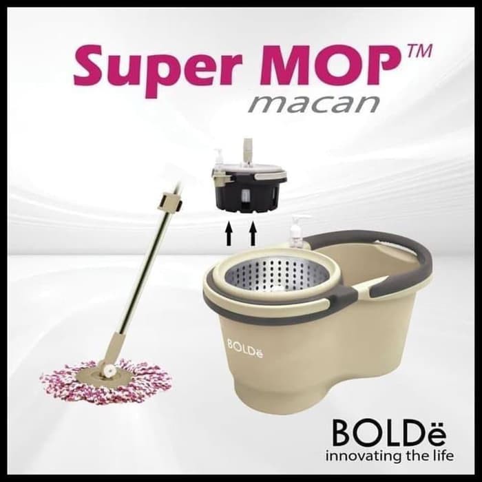 BOLDE SuperMop / Alat Pel Lantai Macan Super Mop