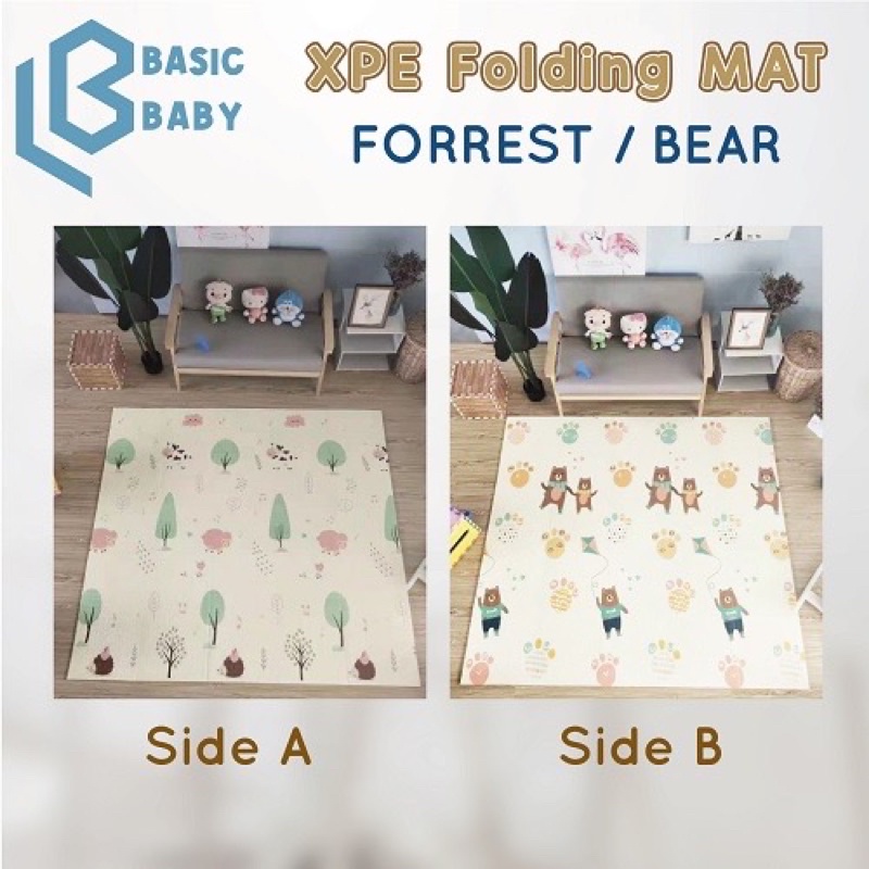 Basic Baby Xpe Folding Playmat - Karpet Lipat Anak