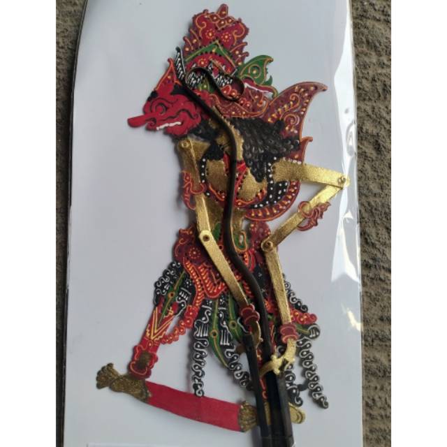 (BISA COD) WAYANG KULIT RAHWANA DASAMUKA MINI CAPERAN SUPER HALUS HARGA PER PCS KUALITAS SUPER