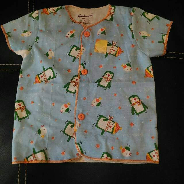 Baju bayi lengan pendek calmet
