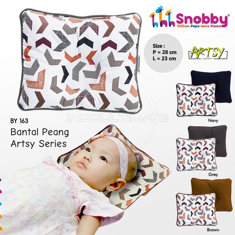 SNOBBY Bantal Peyang Bayi Bantal Anti Peyang Bantal Tidur Bayi Perlengkapan Tidur Bayi BY-163