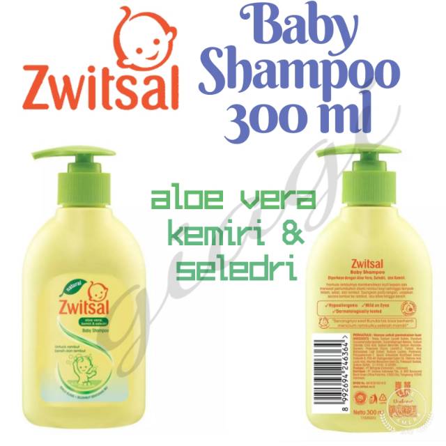 Zwitsal Baby shampoo pump 300 ml