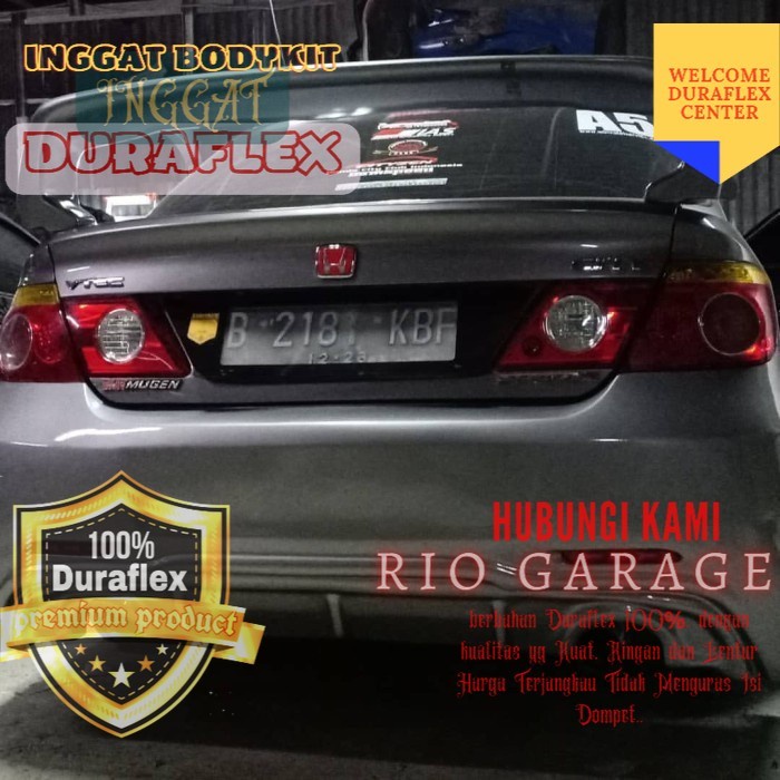 BODY KIT HONDA CITY 2006 2007 2008 CUSTOM GRATIS DUCTAIL .e  BODY KIT BODIKIT