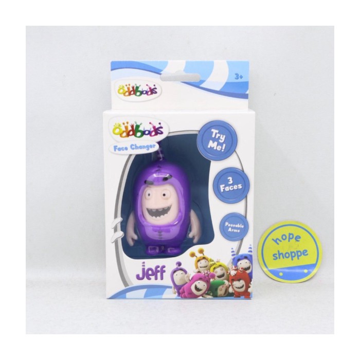 Mainan Action Figure Oddbods Face Changer Original 3 Ekspresi Wajah - Pogo murah Berkualitas