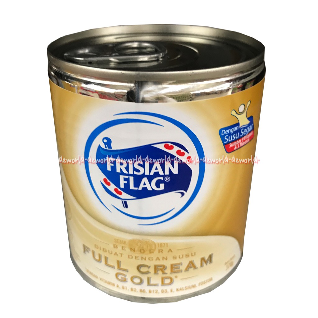 Frisian Flag Full Cream Gold 350gr Susu Bendera Susu Kental Manis Kaleng