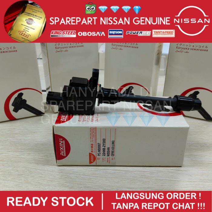 Koil Busi Infiniti Cefiro A33 VQ30 Maxima Ignition Coil OEM NISSAN JPN